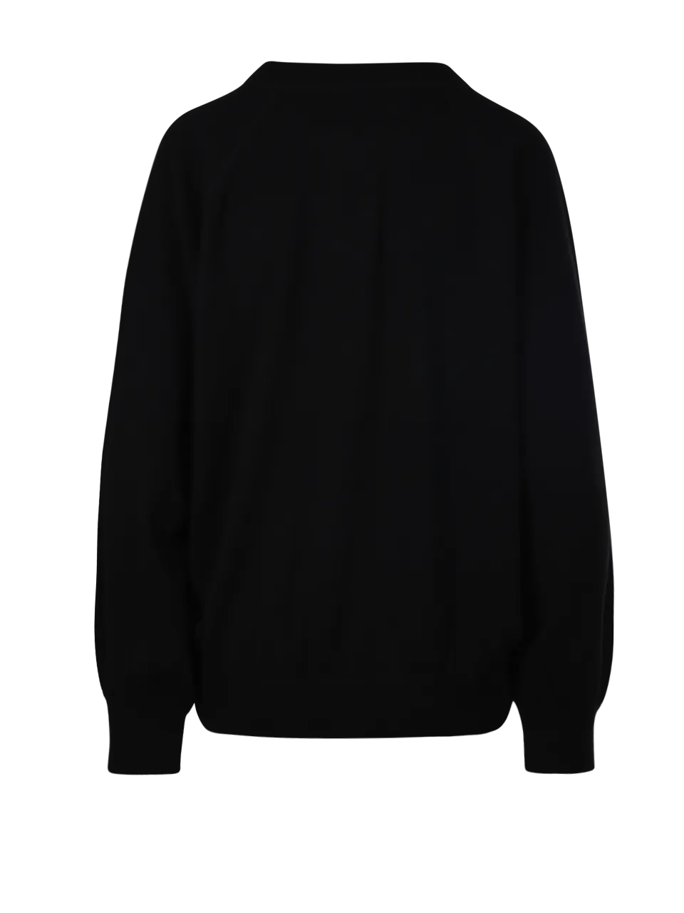 WOMAN CASHMERE COMPANY BLACK CASHMERE SWEATSHIRT