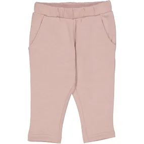 Wool Sweat Pants Petri - rose powder