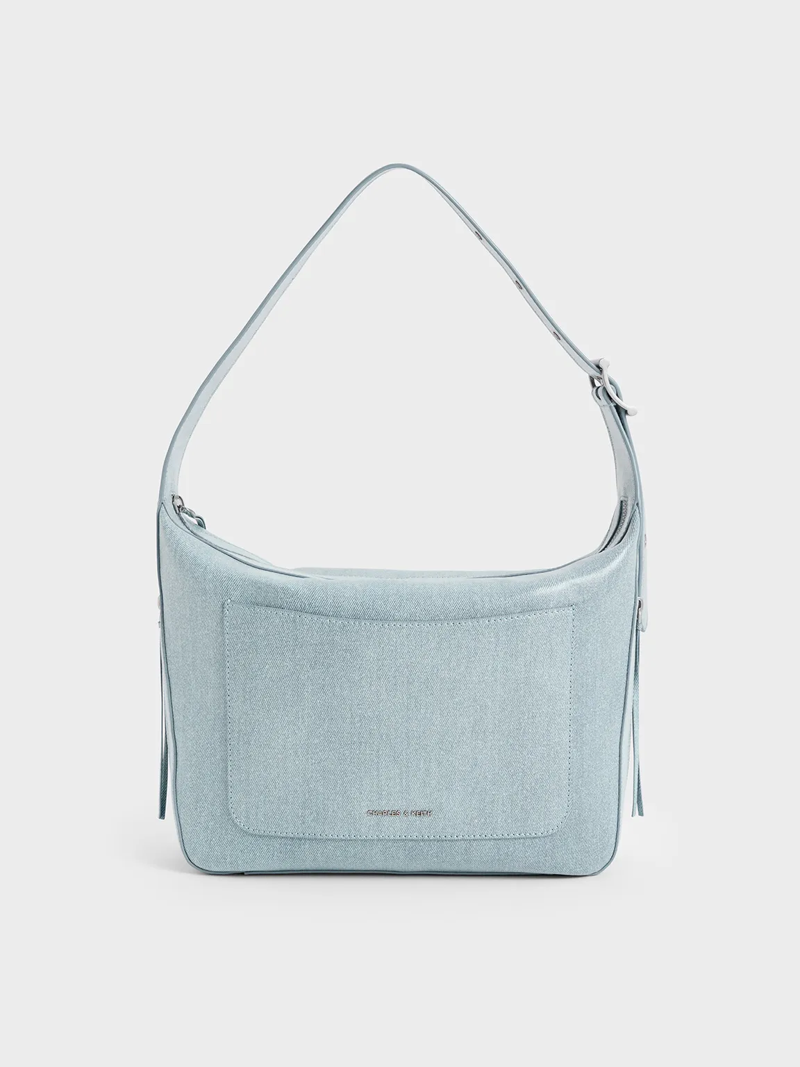 Xylia Denim Hobo Bag - Denim Blue